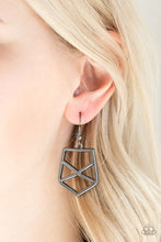 Load image into Gallery viewer, World Shattering - Black Gunmetal Necklace Paparazzi Accessories