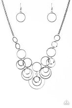 Load image into Gallery viewer, Break The Cycle Black Gunmetal Necklace Paparazzi Accessories