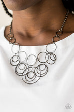 Load image into Gallery viewer, Break The Cycle Black Gunmetal Necklace Paparazzi Accessories