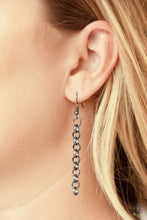 Load image into Gallery viewer, Mechanical Mayhem Black Gunmetal Necklace Paparazzi Accessories