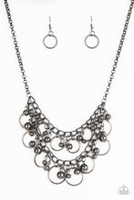 Load image into Gallery viewer, Warning Bells - Black Necklace Paparazzi Accessories