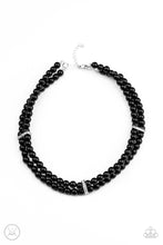 Load image into Gallery viewer, Put On Your Party Dress - Black Choker Necklace Paparazzi Accessories