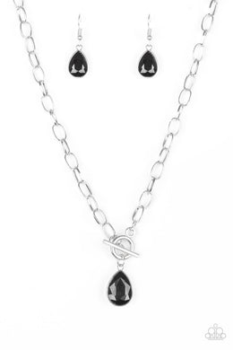 So Sorority Black Toggle Necklace Paparazzi Accessories