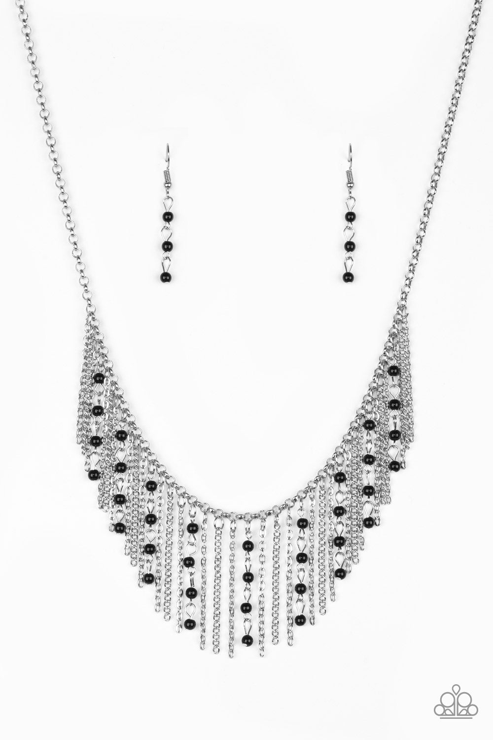 Harlem Hideaway Black Necklace Paparazzi Accessories