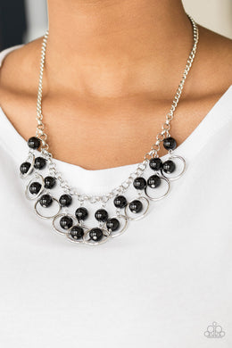 Really Rococo Black Necklace Paparazzi Accessories