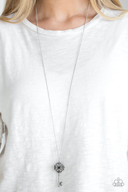Got it On Lock Black Necklace Paparazzi Accessories