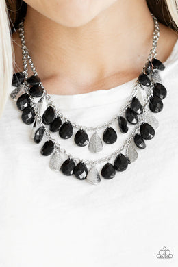 Life of the Fiesta Black Necklace Paparazzi Accessories
