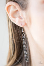 Load image into Gallery viewer, Victorian Virtue Black Gunmetal Heart Necklace Paparazzi Accessories