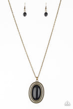 Load image into Gallery viewer, Practical Prairie - Brass Necklace Paparazzi Accessories