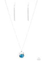 Load image into Gallery viewer, Pandoras Box Blue Necklace Paparazzi Accessories