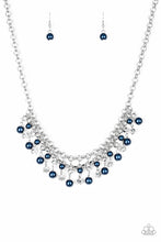 Load image into Gallery viewer, You May Kiss The Bride Blue Pearl Necklace Paparazzi Accessories