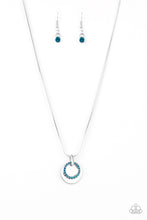 Load image into Gallery viewer, Front and CENTERED - Blue Necklace Paparazzi Accessories