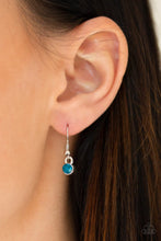 Load image into Gallery viewer, Walk On The WILDFLOWER Side - Blue Rhinestone Necklace Paparazzi Accessories