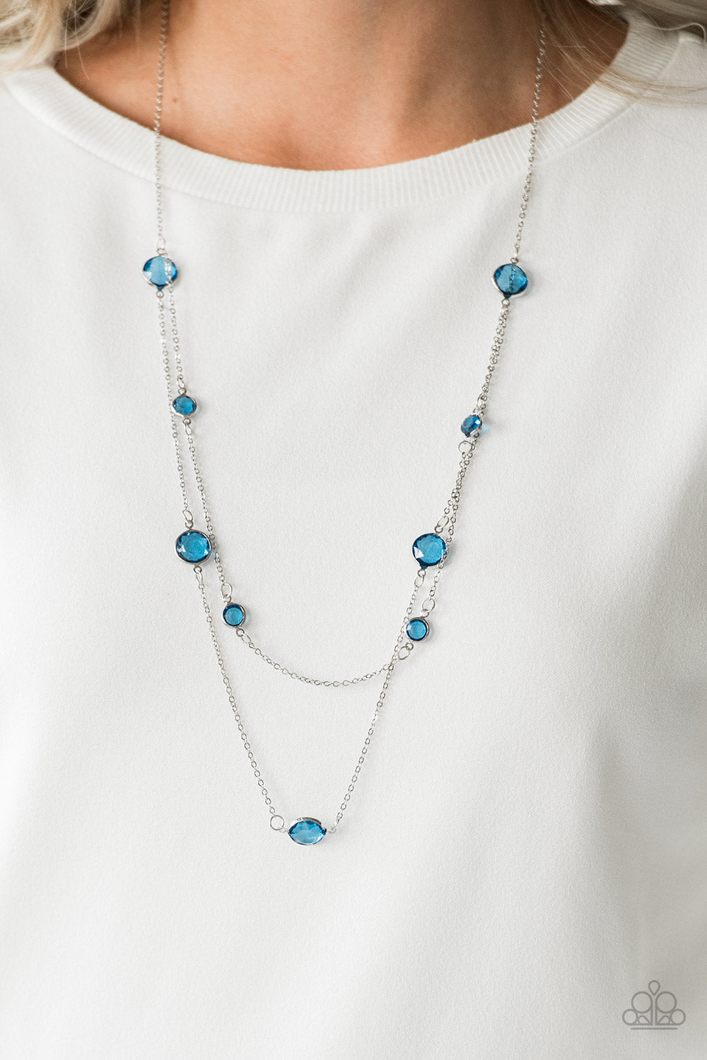 Raise Your Glass Blue Necklace Paparazzi Accessories