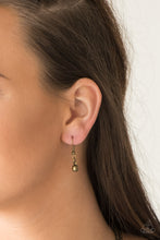 Load image into Gallery viewer, Razzle Dazzle Brass Necklace Paparazzi Accessories