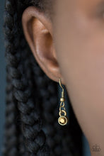 Load image into Gallery viewer, Web Design Brass Necklace Paparazzi Accessories