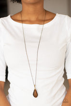Load image into Gallery viewer, Friends In Glow Places Brass Moonstone Necklace Paparazzi Accessories