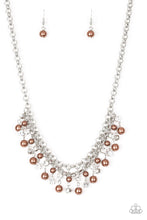 Load image into Gallery viewer, You May Kiss the Bride Brown Necklace Paparazzi Accessories