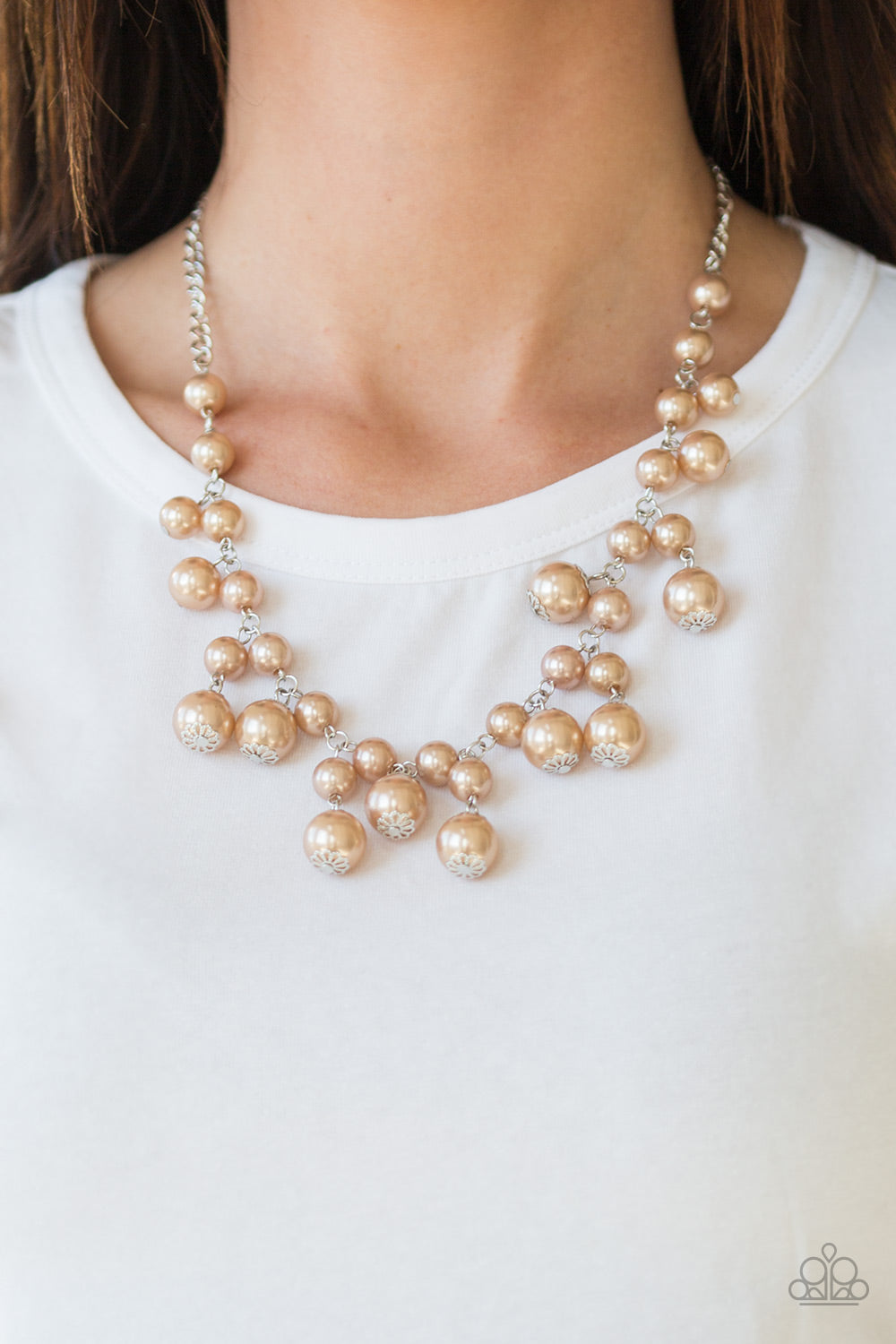 Soon To Mrs Brown Pearl Necklace Paparazzi Accessories
