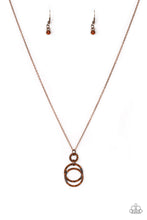 Load image into Gallery viewer, Timeless Trio - Copper Necklace Paparazzi Accessories