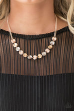 Load image into Gallery viewer, Simple Sheen - Rose Gold Necklace Paparazzi Accessories