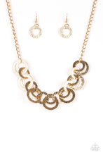 Load image into Gallery viewer, Treasure Tease Gold Necklace Paparazzi Accessories