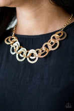 Load image into Gallery viewer, Treasure Tease Gold Necklace Paparazzi Accessories