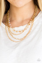 Load image into Gallery viewer, Extravagant Elegance - Gold Necklace Paparazzi Accessories