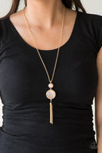 Load image into Gallery viewer, Have Some Common Sensai Gold Moonstone Necklace Paparazzi Accessories
