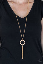Load image into Gallery viewer, Straight To The Top - Gold Necklace Paparazzi Accessories