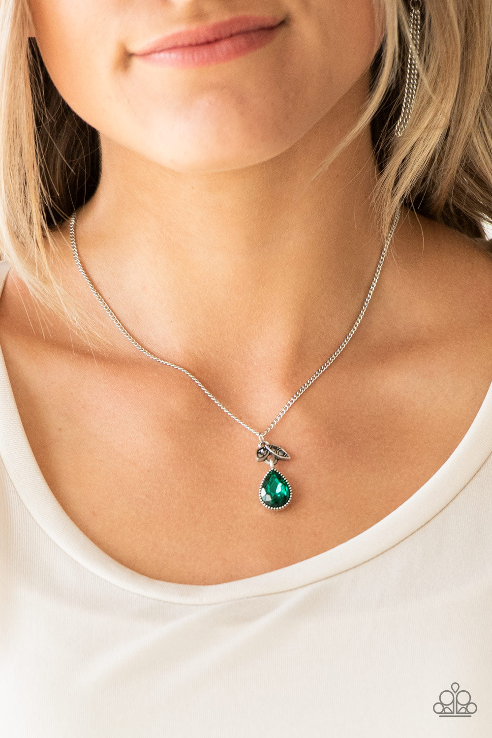 Nice To Meet You - Green Necklace Paparazzi Accessories
