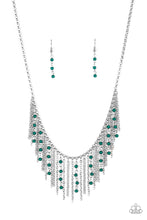 Load image into Gallery viewer, Harlem Hideaway Green Necklace Paparazzi Accessories