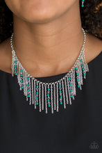 Load image into Gallery viewer, Harlem Hideaway Green Necklace Paparazzi Accessories