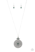 Load image into Gallery viewer, Walk On The WILDFLOWER Side Green Necklace Paparazzi Accessories