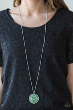 Load image into Gallery viewer, Midsummer Musical Green Necklace Paparazzi Accessories