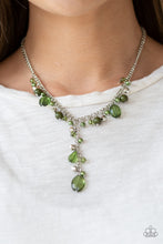 Load image into Gallery viewer, Crystal Couture Green Necklace Paparazzi Accessories