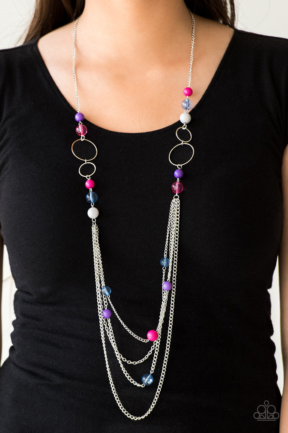 Bubbly Bright - Multi Necklace Paparazzi Accessories