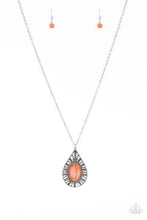 Load image into Gallery viewer, Total Tranquility Orange Moonstone Necklace Paparazzi Accessories