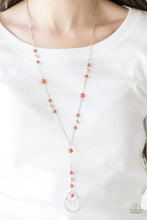 Load image into Gallery viewer, Sandstone Savannahs - Orange Stone Necklace Paparazzi Accessories