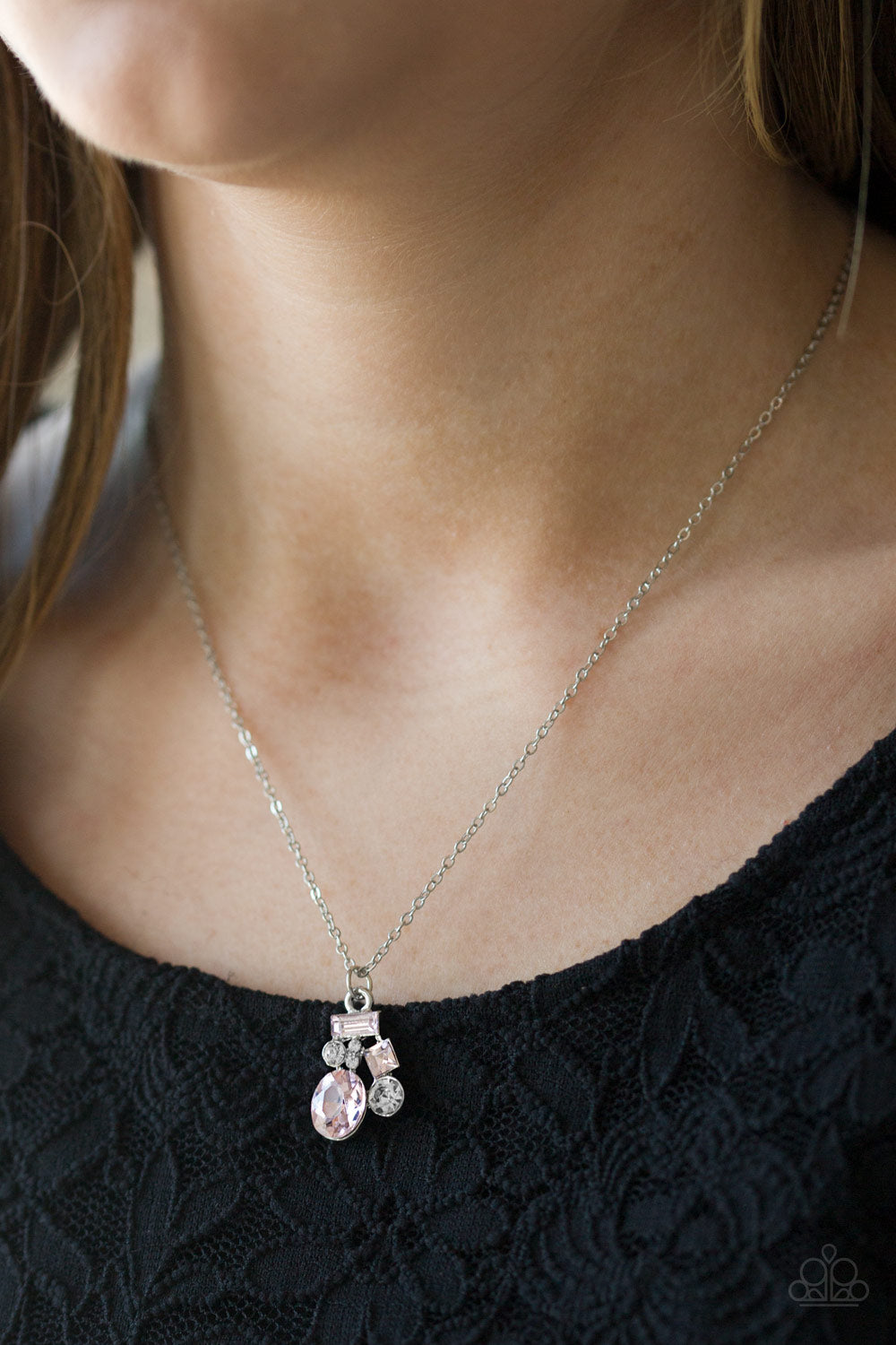 Time To Be Timeless Pink Necklace Paparazzi Accessories