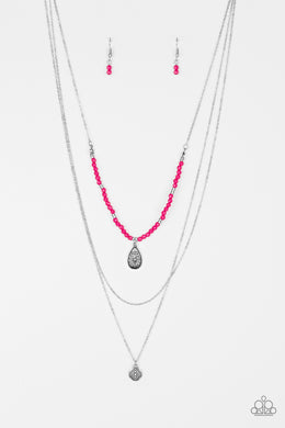 Mild Wild - Pink Necklace Paparazzi Accessories