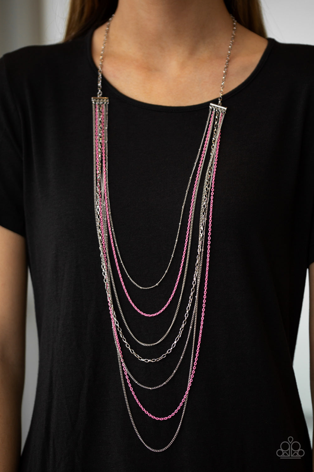 Radical Rainbows Pink Necklace Paparazzi Accessories