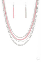 Load image into Gallery viewer, Intensely Industrial - Pink Necklace Paparazzi Accessories
