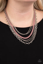 Load image into Gallery viewer, Intensely Industrial - Pink Necklace Paparazzi Accessories