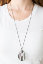 Load image into Gallery viewer, Stop TEARDROP and Roll Pink Necklace Paparazzi Accessories