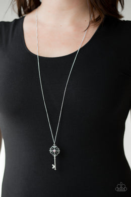 Got It On Lock Pink Necklace Paparazzi Accessories