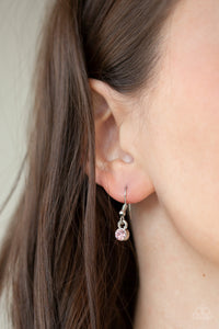 key,pink,rhinestones,Got It On Lock Pink Necklace