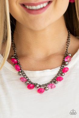 Runway Rebel - Pink Necklace Paparazzi Accessories