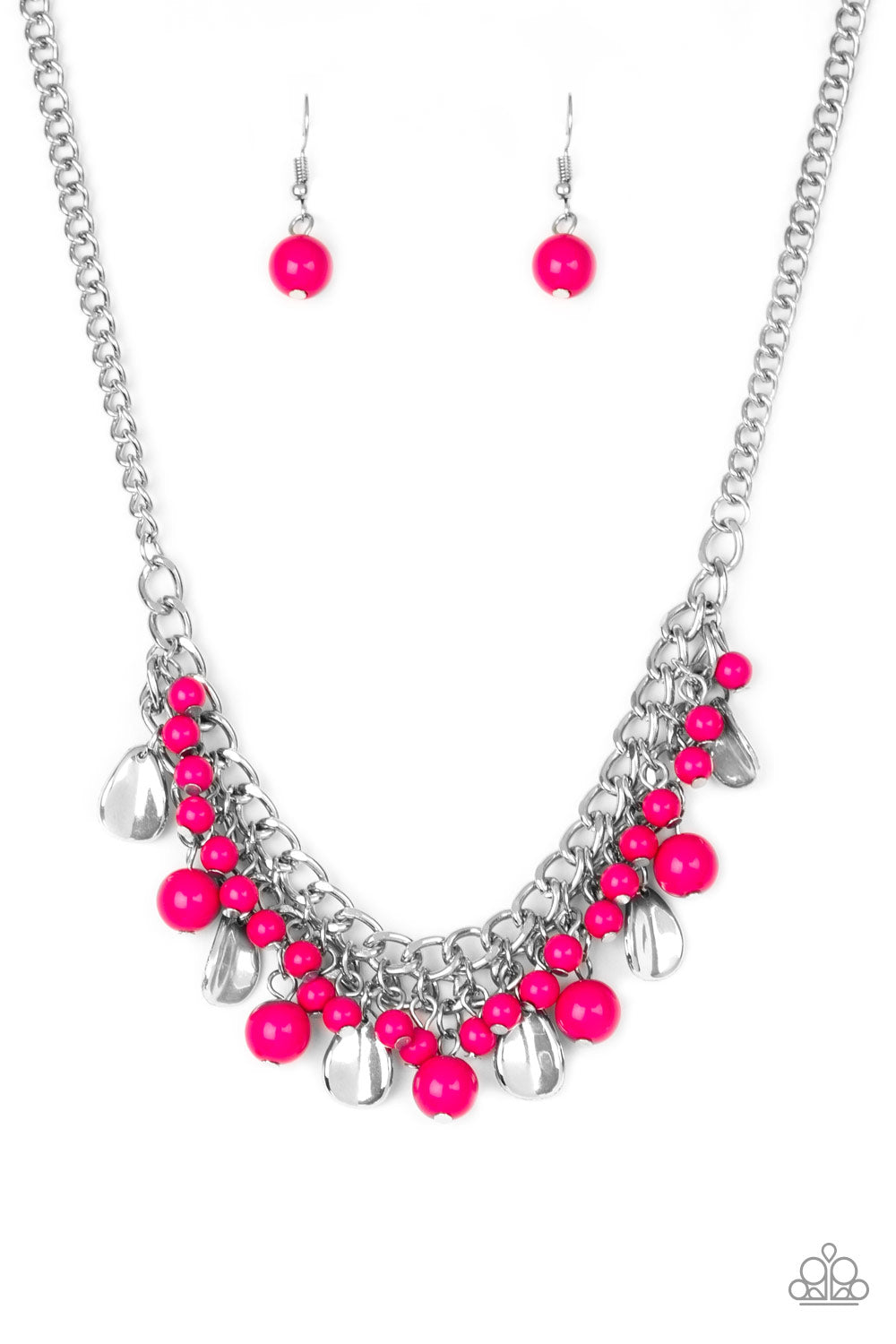 Summer Showdown - Pink Necklace Paparazzi Accessories