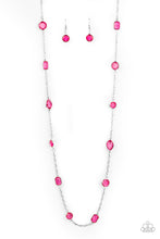 Load image into Gallery viewer, Glassy Glamorous Pink Necklace Paparazzi Accessories